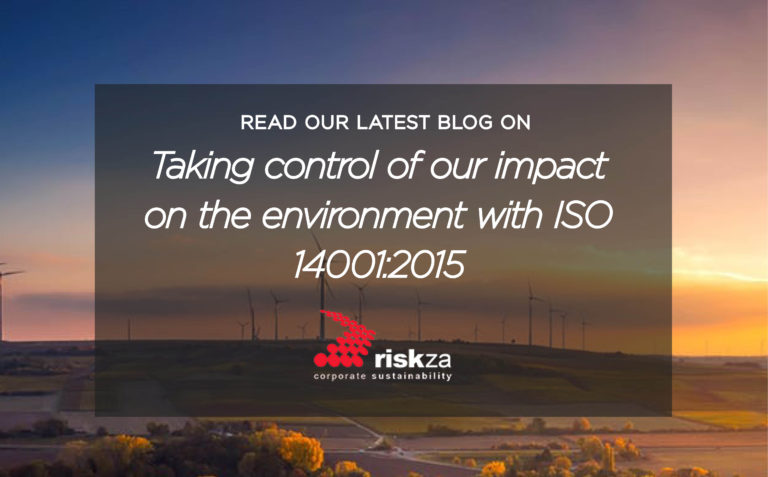 taking control of our impact on the environemtn with iso