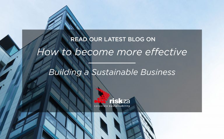 How to become more effective: building sustainable business